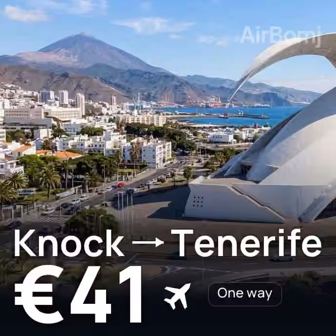 Knock → Tenerife for €41