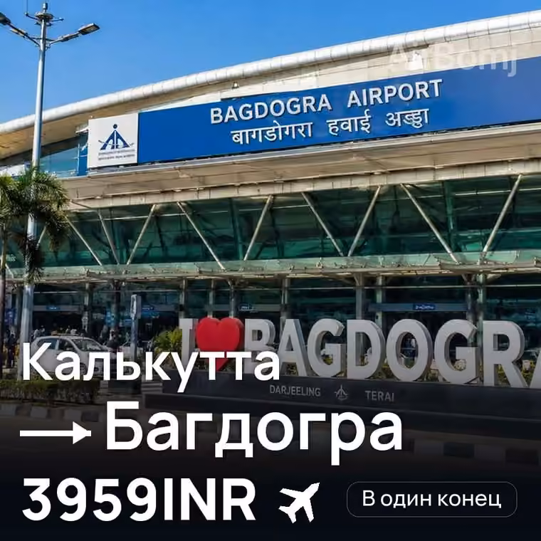 Калькутта → Багдогра за 3992INR