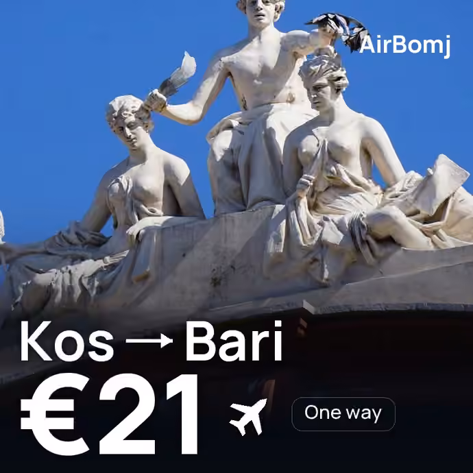 Kos → Bari for €21