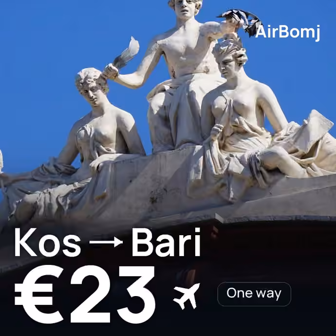 Kos → Bari for €23