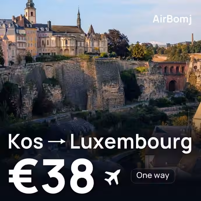 Kos → Luxembourg for €38