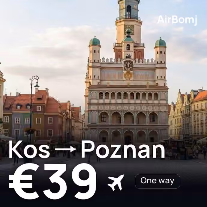 Kos → Poznan for €39