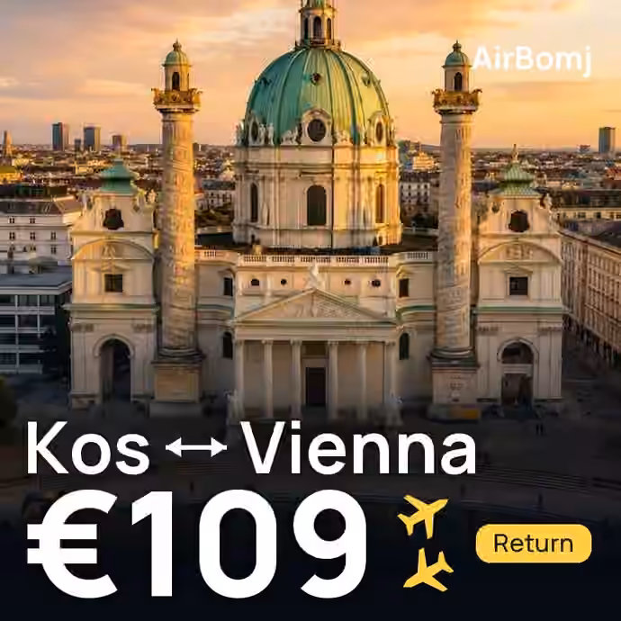 Kos → Vienna for €109