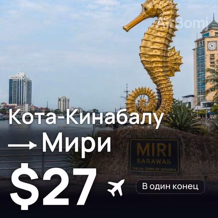 Кота-Кинабалу → Мири за $27