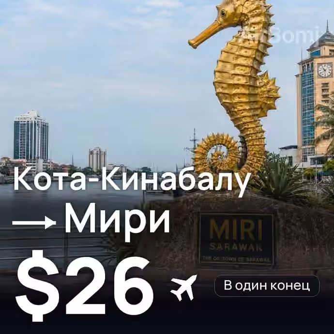 Кота-Кинабалу → Мири за $26