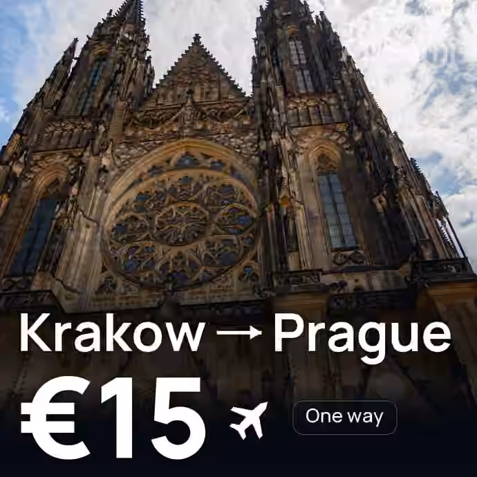 Krakow → Prague for €15