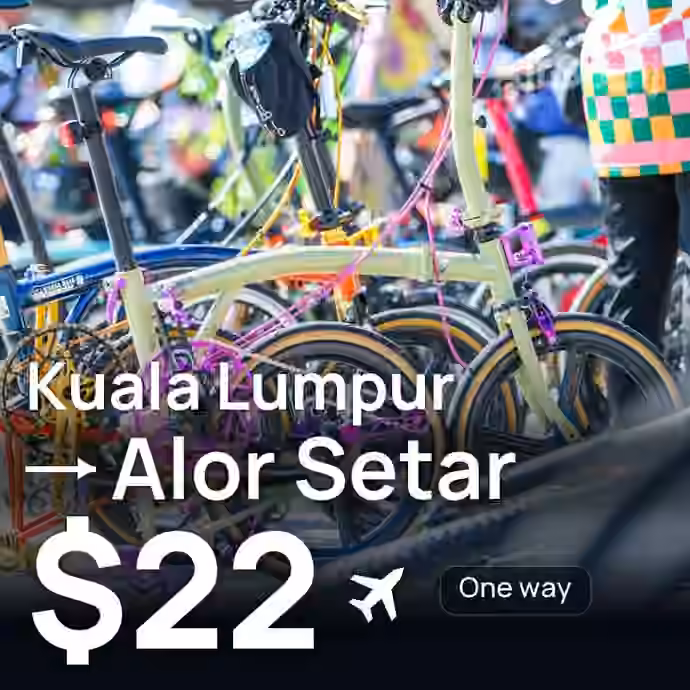 Kuala Lumpur → Alor Setar for $22