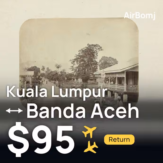 Kuala Lumpur → Banda Aceh for $95