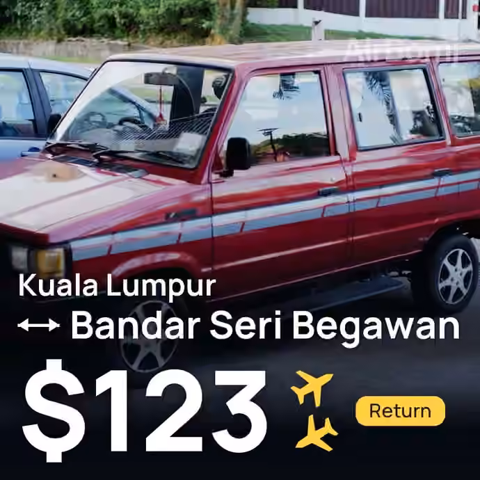 Kuala Lumpur → Bandar Seri Begawan for $123