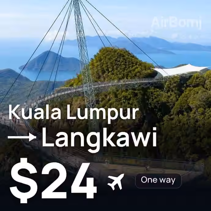 Kuala Lumpur → Langkawi for $24