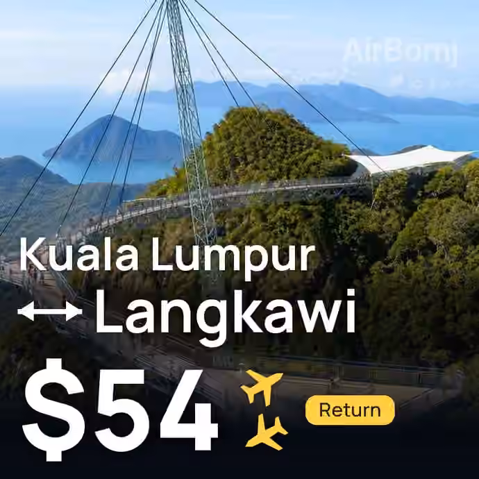 Kuala Lumpur → Langkawi for $54