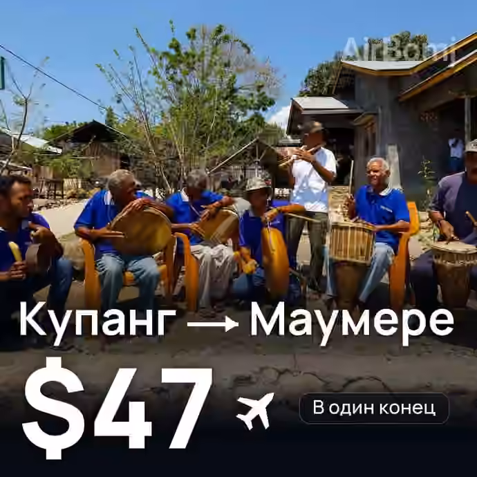 Купанг → Маумере за $47
