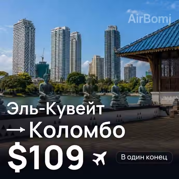 Эль-Кувейт → Коломбо за $109