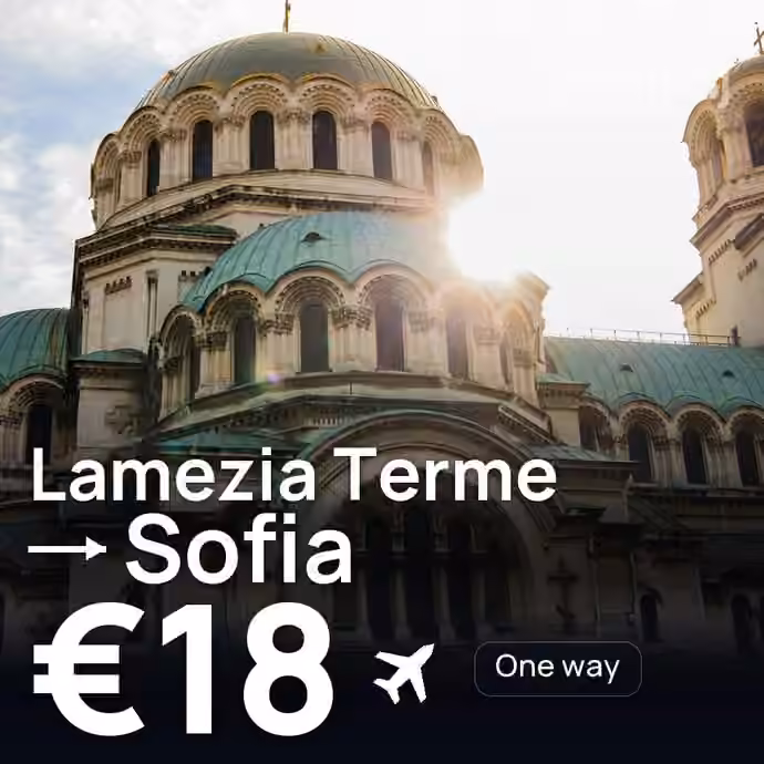 Lamezia Terme → Sofia for €18