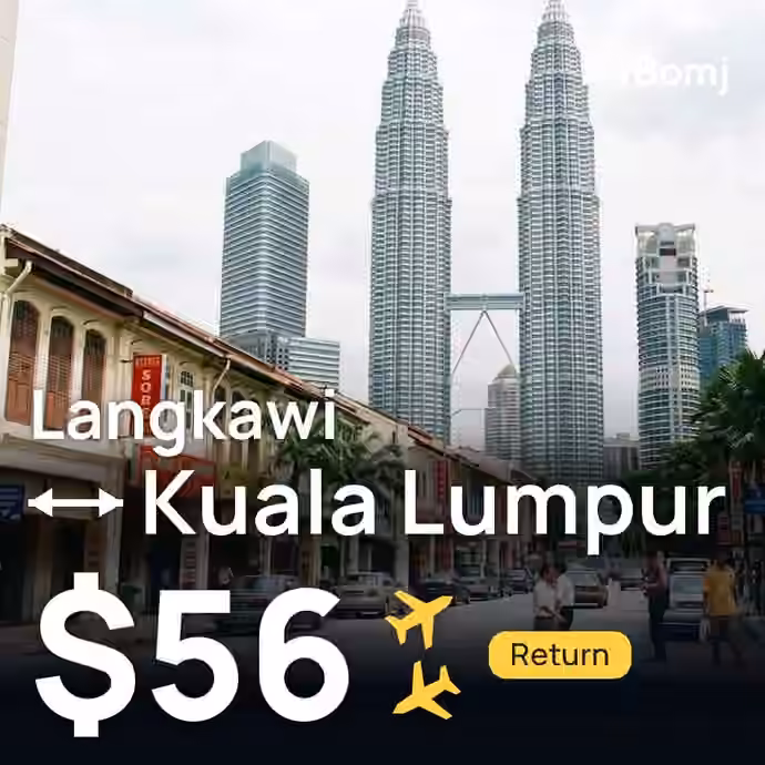 Langkawi → Kuala Lumpur for $56