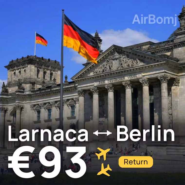 Larnaca → Berlin for €93