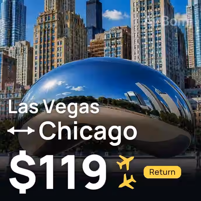 Las Vegas → Chicago for $119