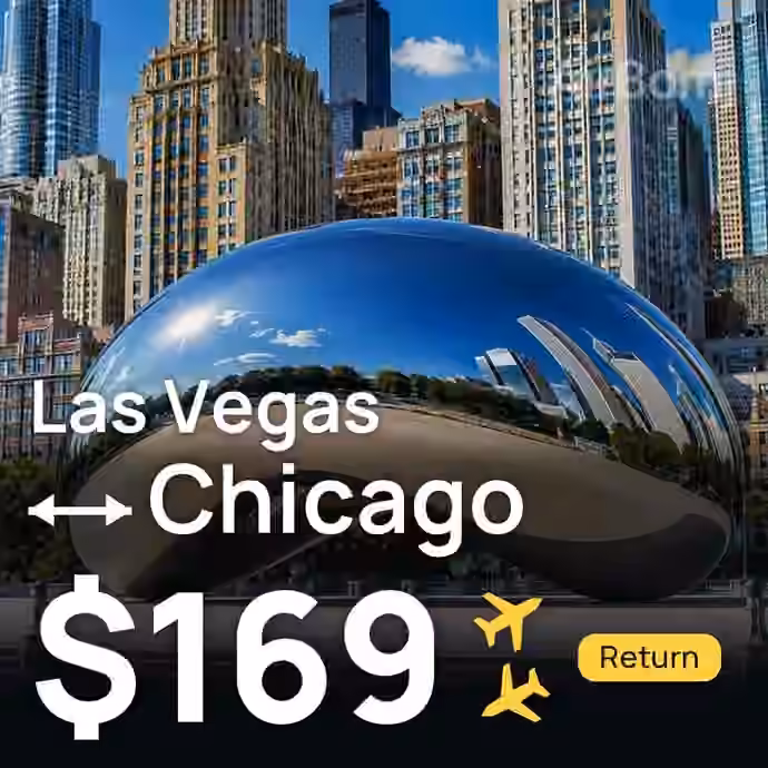 Las Vegas → Chicago for $169