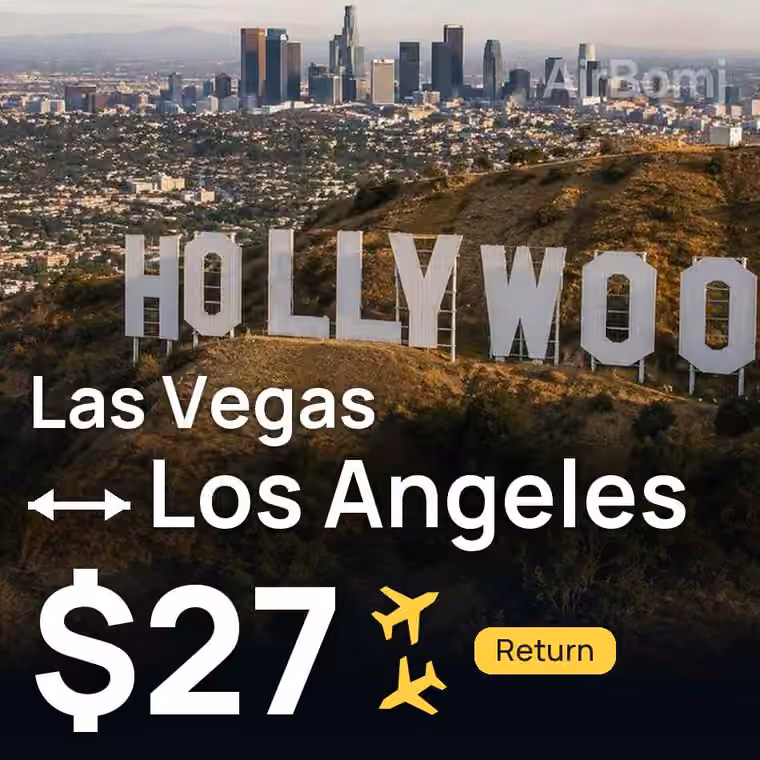 Las Vegas → Los Angeles for $27