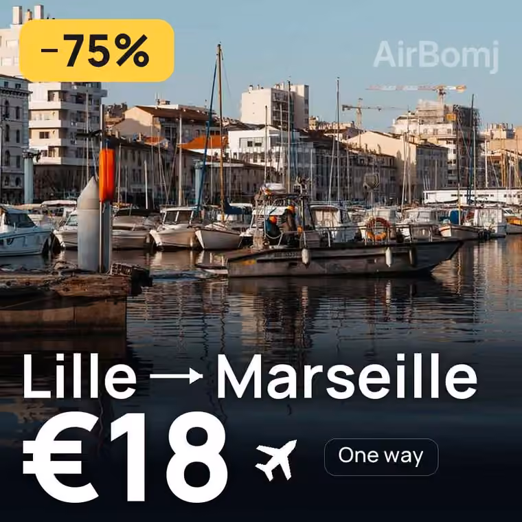 Lille → Marseille for €18