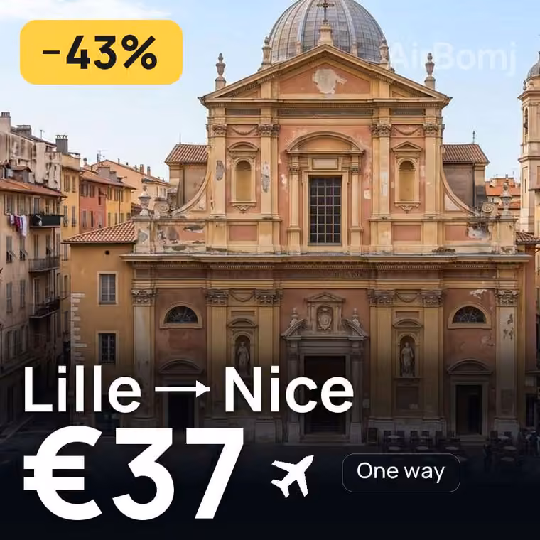 Lille → Nice for €37