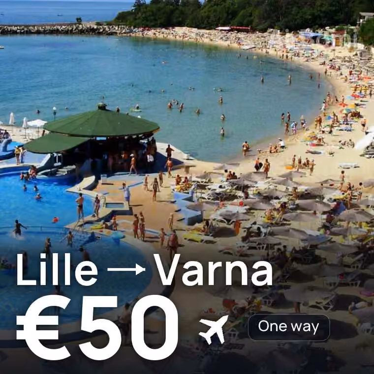Lille → Varna for €50