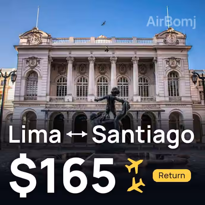 Lima → Santiago for $165