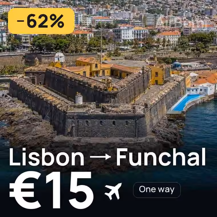 Lisbon → Funchal for €15