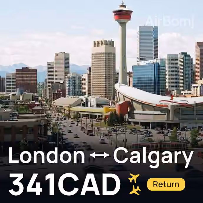 London → Calgary for 341 CAD