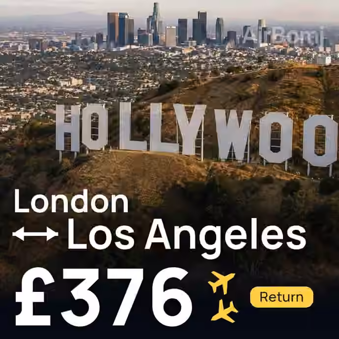 London → Los Angeles for £376