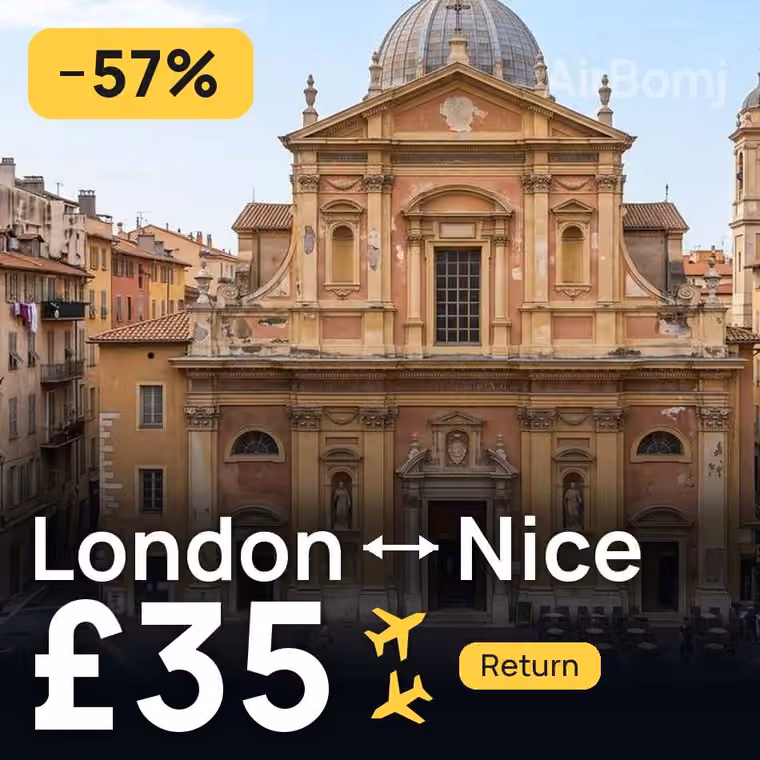 London → Nice for £35