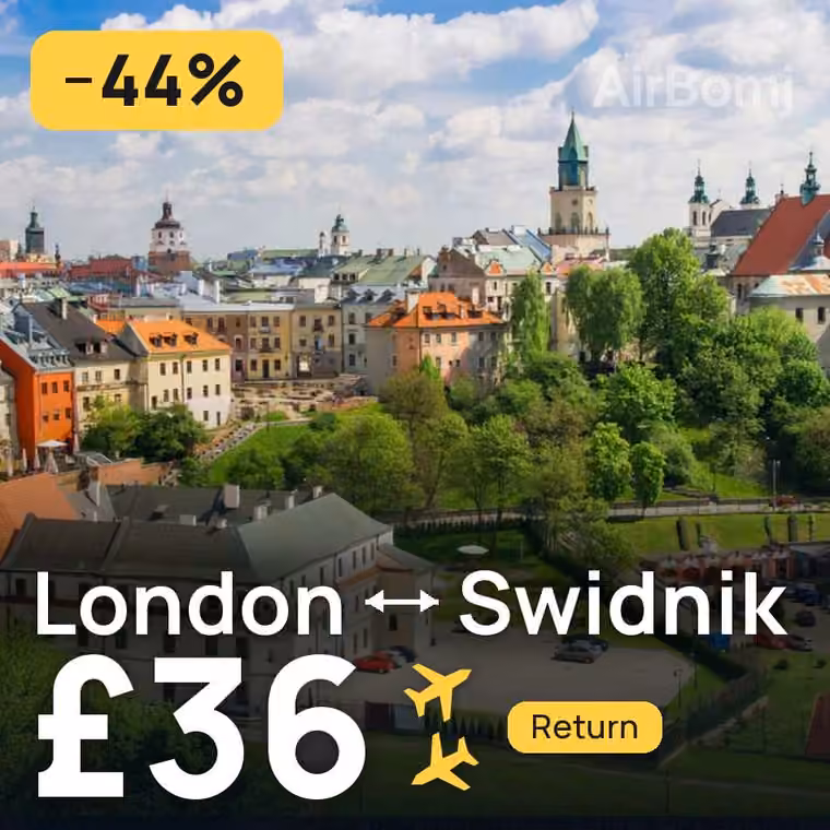 London → Swidnik for £36