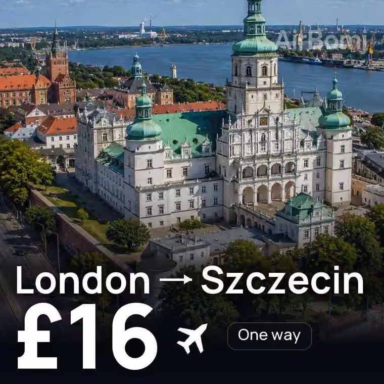 London → Szczecin for £16