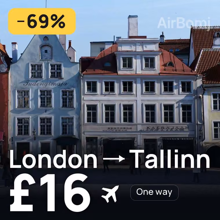 London → Tallinn for £16