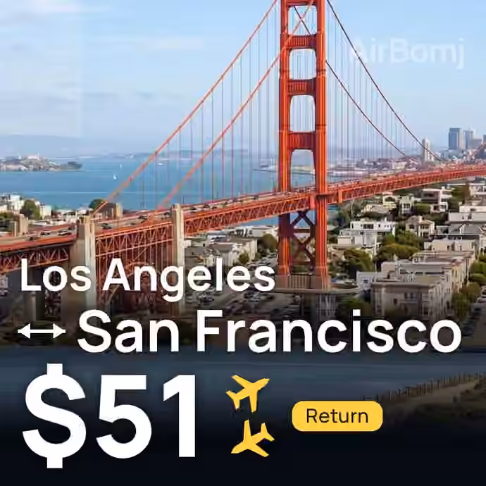 Los Angeles → San Francisco for $51