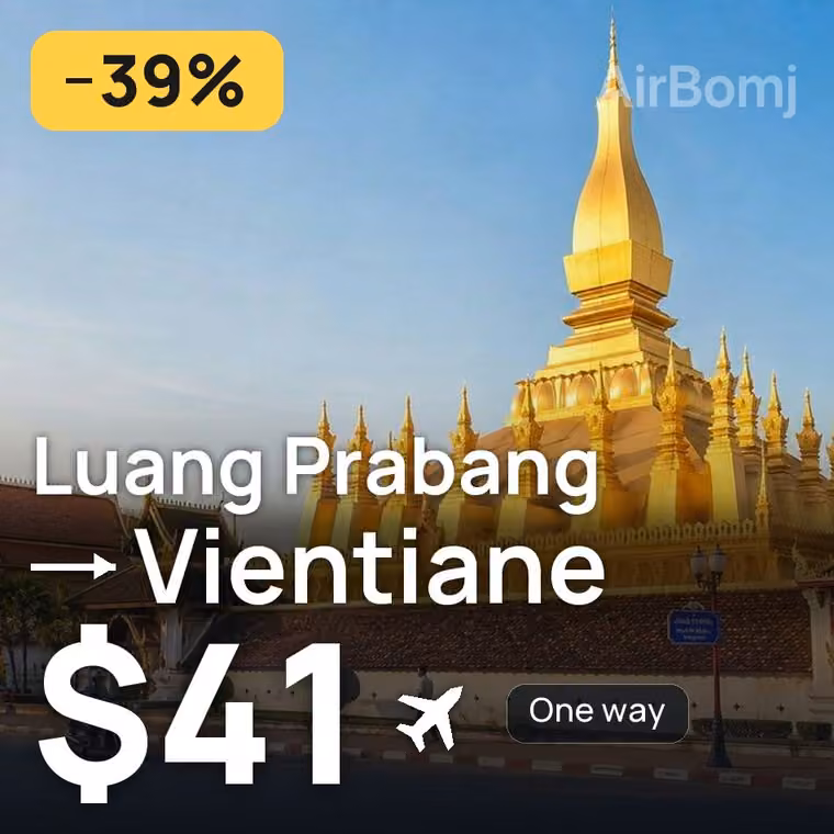 Luang Prabang → Vientiane for $41