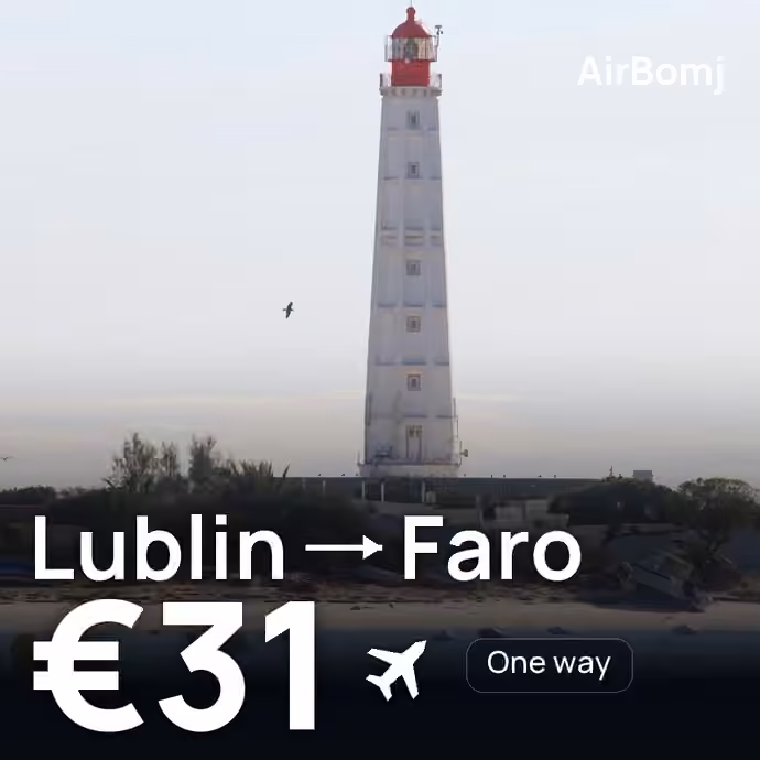Lublin → Faro for €31
