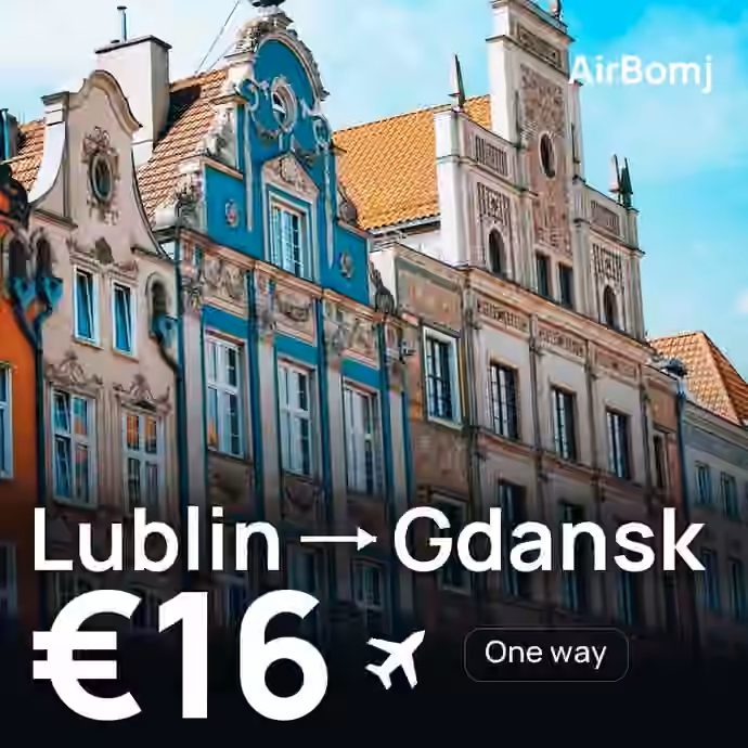 Lublin → Gdansk for €16
