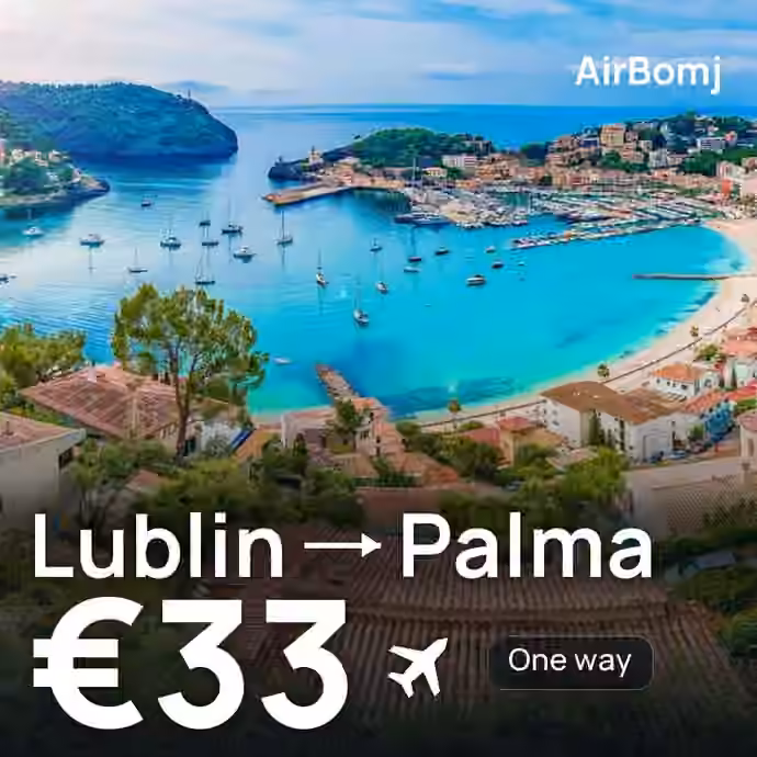 Lublin → Palma for €33