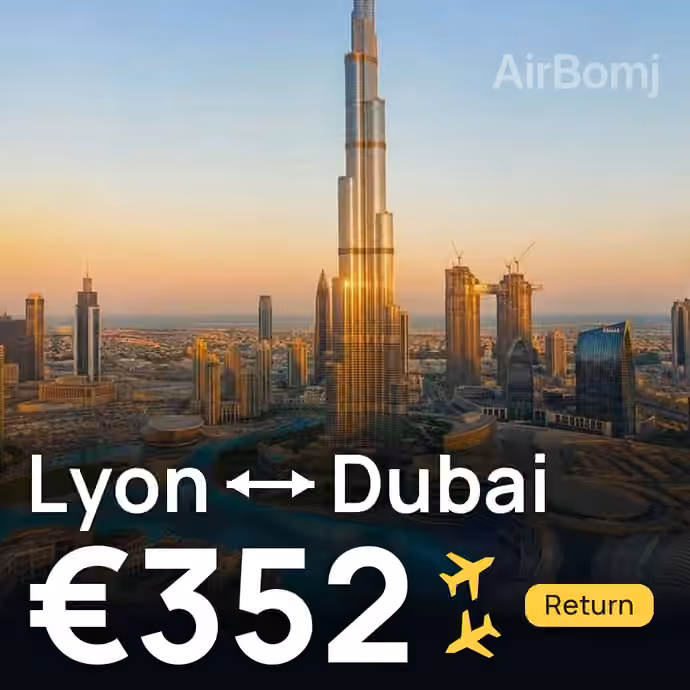 Lyon → Dubai for €352
