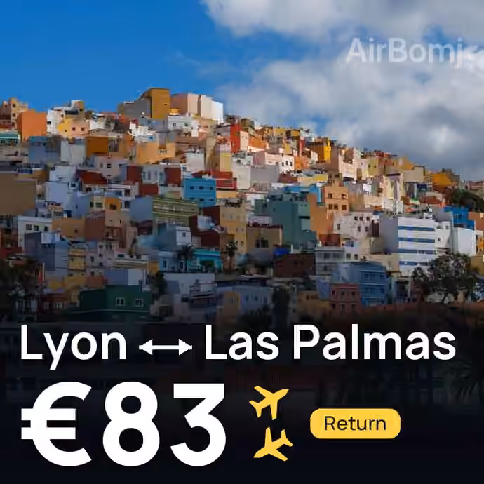 Lyon → Las Palmas for €83