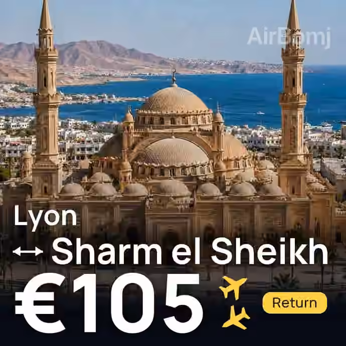 Lyon → Sharm el Sheikh for €105