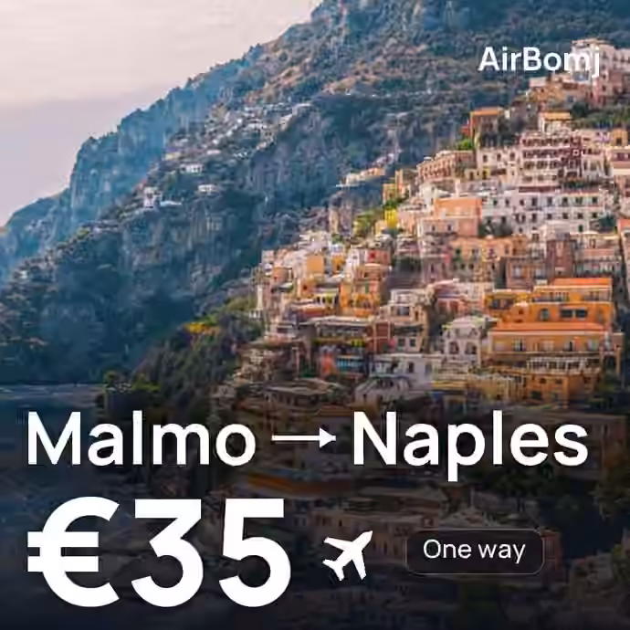 Malmo → Naples for €35