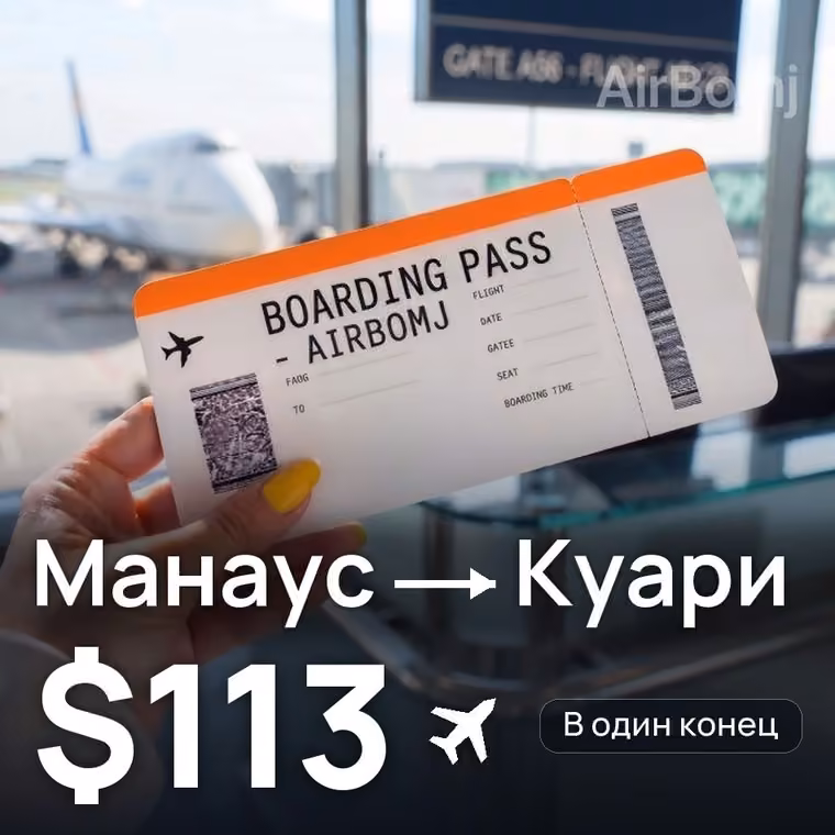 Манаус → Куари за $113