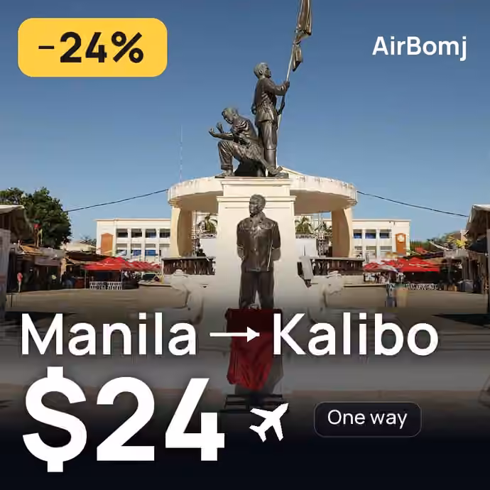 Manila → Kalibo for $24