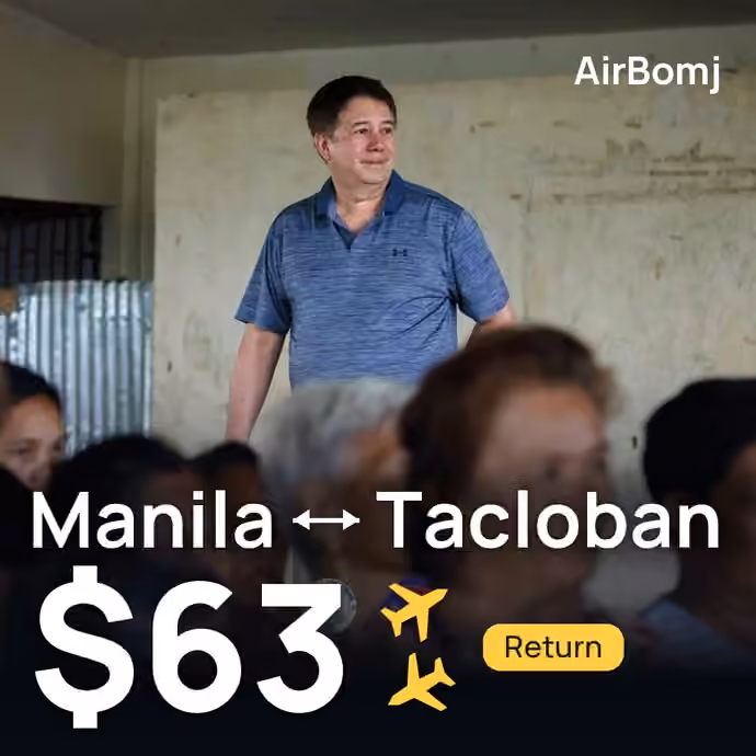 Manila → Tacloban for $63