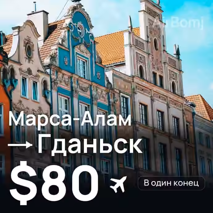 Марса-Алам → Гданьск за $80