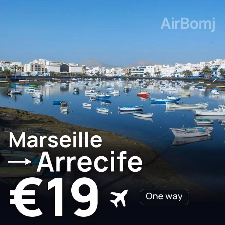 Marseille → Arrecife for €19