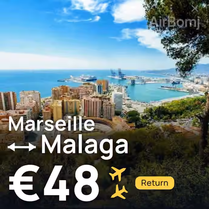 Marseille → Malaga for €48