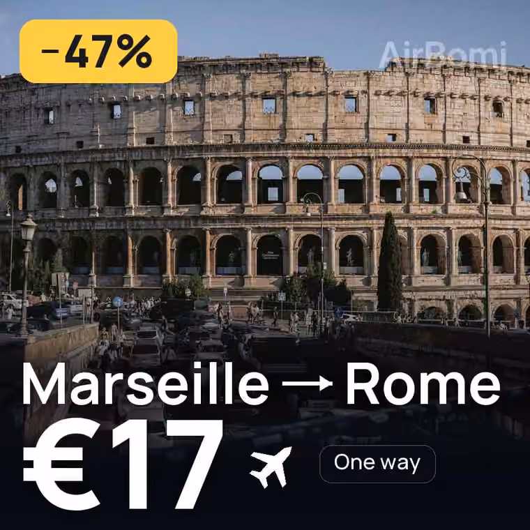 Marseille → Rome for €17